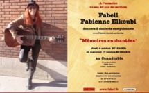 Plus que quelques jours pour réserver! Les 4 et 17 octobre 2018, 2 concerts exceptionnels de Fabell / Fabienne Elkoubi pour ses 40 ans de carrière!